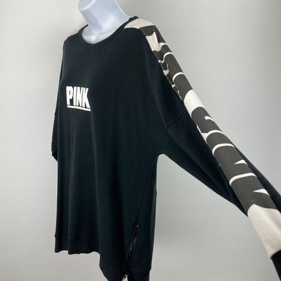 PINK Long Sleeve Pullover Light Sweatshirt Women’s Size Medium - Picture 3 of 10
